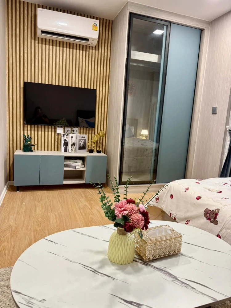 ให้เช่า Atmoz Kanaal Rangsit ห้องตกแต่งสวย น่าอยู่มากๆ เครื่องใช้ไฟฟ้าครบ พร้อมเข้าอยู่แล้วจ้า