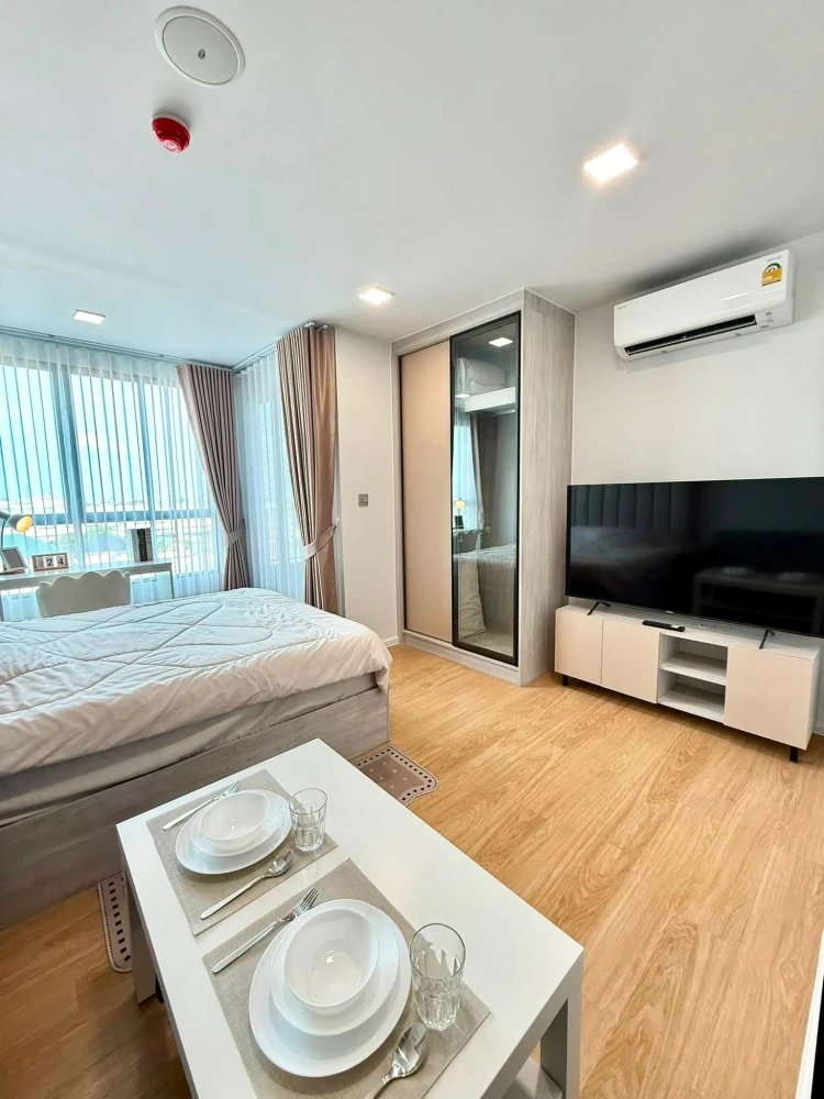 ให้เช่า Atmoz Kanaal Rangsit ห้องน่าอยู่ บิวท์อินเฟอร์นิเจอร์อย่างดี สิ่งอำนวยความสะดวกครบครัน จองเลย