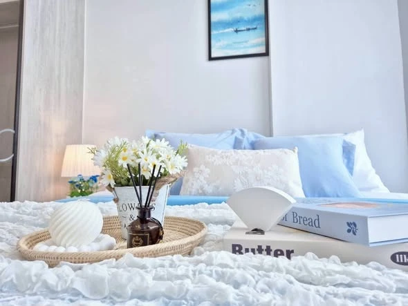 ให้เช่า Atmoz Kanaal Rangsit ห้องน่าอยู่ เฟอร์พร้อม ห้องกว้างอยู่สบาย จองเลย