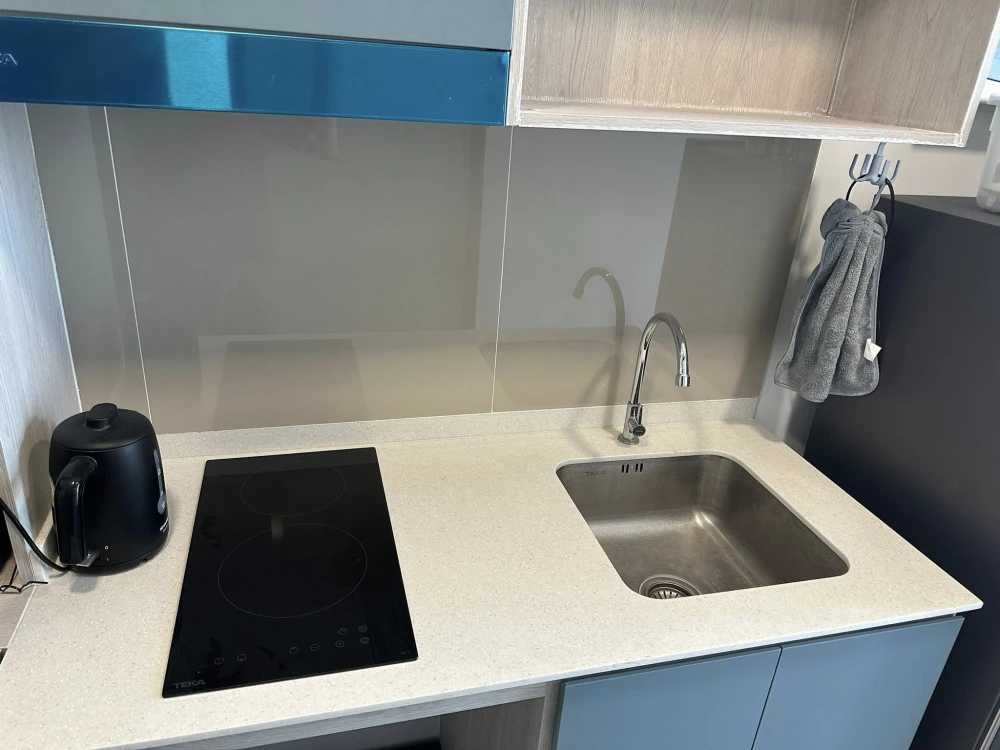 ให้เช่า Atmoz Kanaal Rangsit ห้องพร้อมอยู่  เฟอร์นิเจอร์ + เครื่องใช้ไฟฟ้า ครบ มาแต่ตัวเข้าอยู่ได้เลย!!!