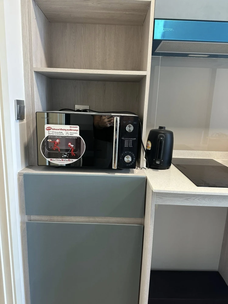 ให้เช่า Atmoz Kanaal Rangsit ห้องพร้อมอยู่  เฟอร์นิเจอร์ + เครื่องใช้ไฟฟ้า ครบ มาแต่ตัวเข้าอยู่ได้เลย!!!