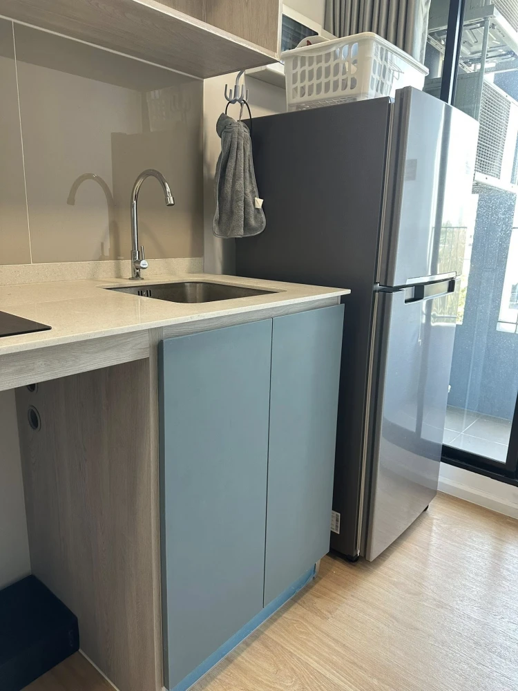 ให้เช่า Atmoz Kanaal Rangsit ห้องพร้อมอยู่  เฟอร์นิเจอร์ + เครื่องใช้ไฟฟ้า ครบ มาแต่ตัวเข้าอยู่ได้เลย!!!