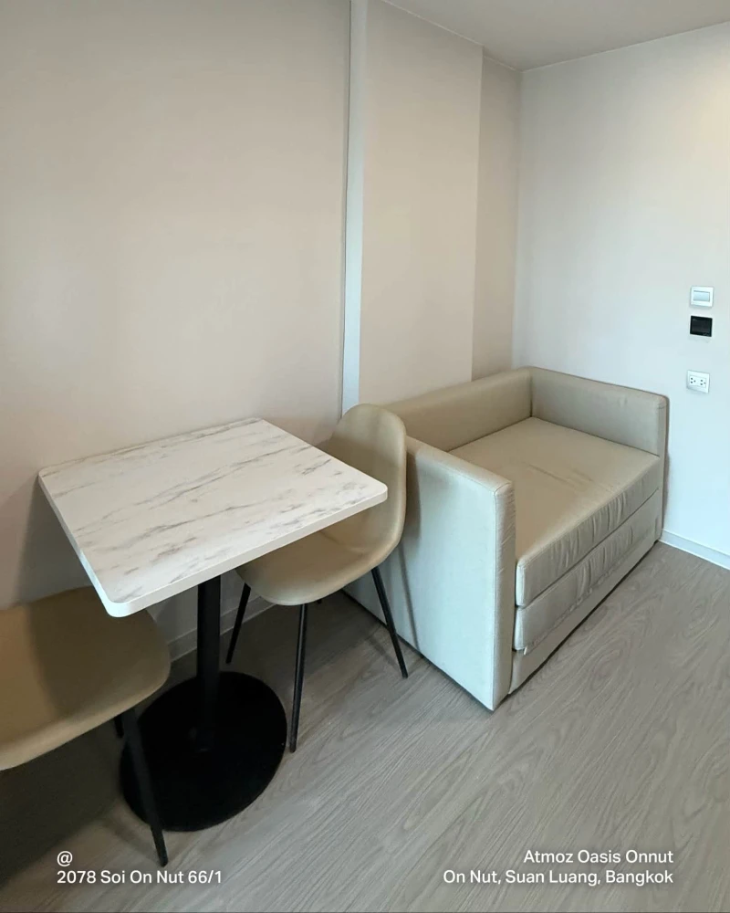 ให้เช่า Atmoz Oasis Onnut แบบ Fully furnished พร้อมเข้าอยู่!