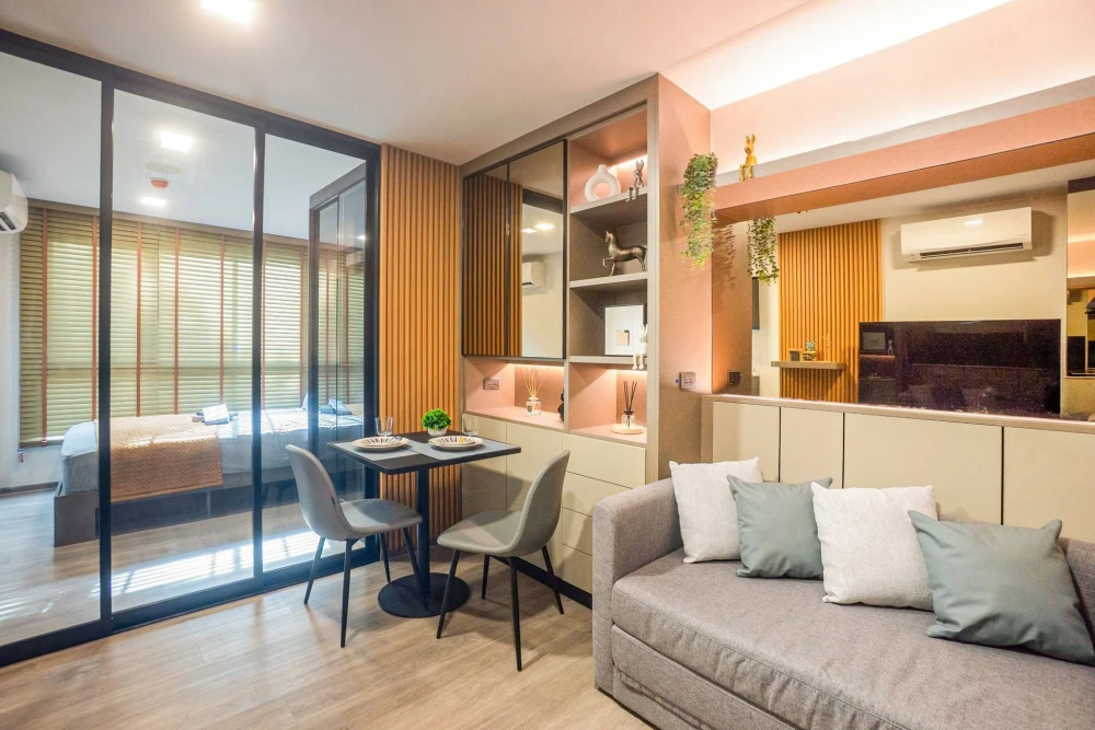 ให้เช่า Atmoz Palacio Ladprao Wanghin ถ้าคุณกำลังมองหา "คอนโด" ที่ตื่นมาแล้วรู้สึกแฮปปี้ทุกวัน...แนะนำห้องนี้เลย