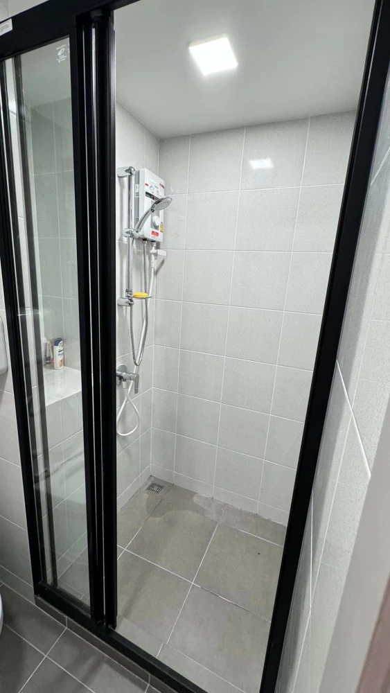 ให้เช่า Atmoz portrait ศรีสมาน ตกแต่งสไตล์มูจิ ห้องตกแต่งพร้อมอยู่ เฟอร์นิเจอร์และอุปกรณ์อำนวยความสะดวกครบครัน