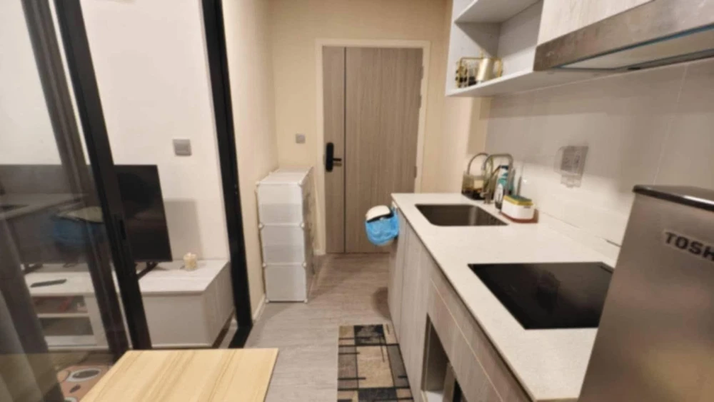 ให้เช่า Atmoz Tropicana Bangna ตึก E ชั้น 6 ห้องมุม เงียบ เป็นส่วนตัว เฟอร์นิเจอร์ครบ พร้อมเข้าอยู่ทันที