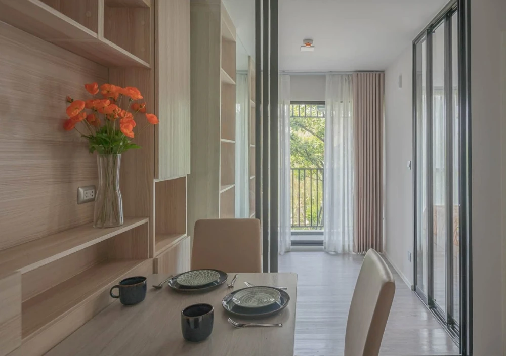 ให้เช่า Atmoz Tropicana Bangna ห้องใหญ่ 33 ตรม ตึก A ชั้น 3 วิวสวน ใกล้ชิดธรรมชาติม้ากกก ห้องริมสุด  รีบย้ายด่วน