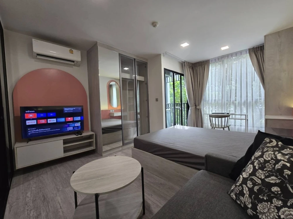ให้เช่า Atmoz Tropicana Bangna 1 ห้องนอน 1 ห้องน้ำ แต่งสวยคุมโทน มาพร้อมเฟอร์ครบครัน จองเลย