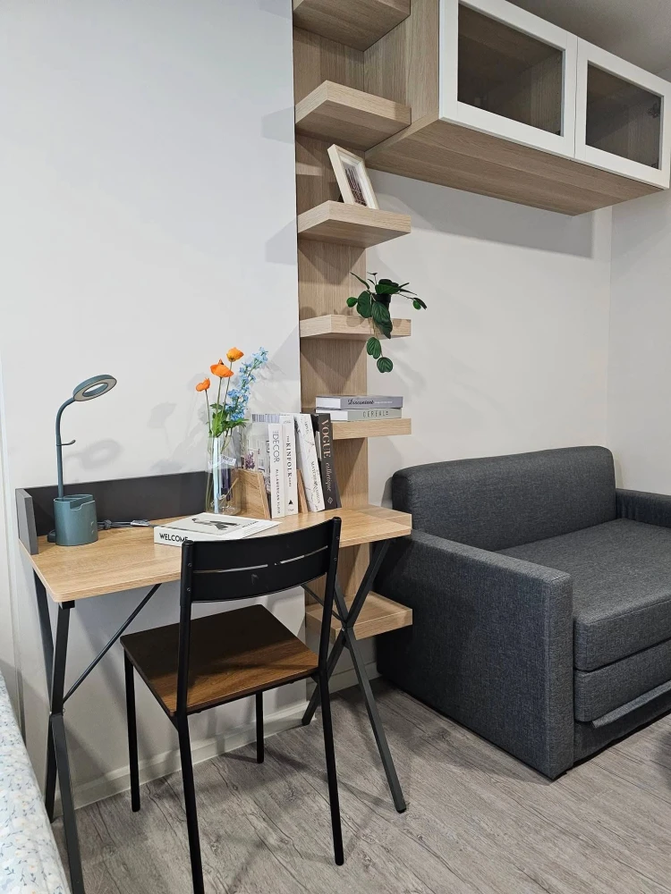 ให้เช่า Atmoz Tropicana Bangna 2 วิวสวน สระน้ำ แต่งครบ น่าอยู่ จองเลย