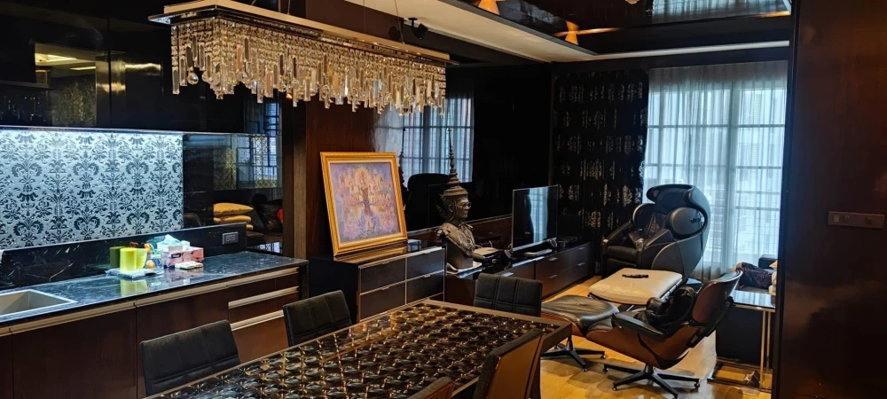 ให้เช่า Baan Klang Krung Siam-Pathumwan ห้องแต่งสวยเรียบหรูดูแพง พื้นที่ใช้สอยเยอะ พลาดแล้วจะเสียใจ