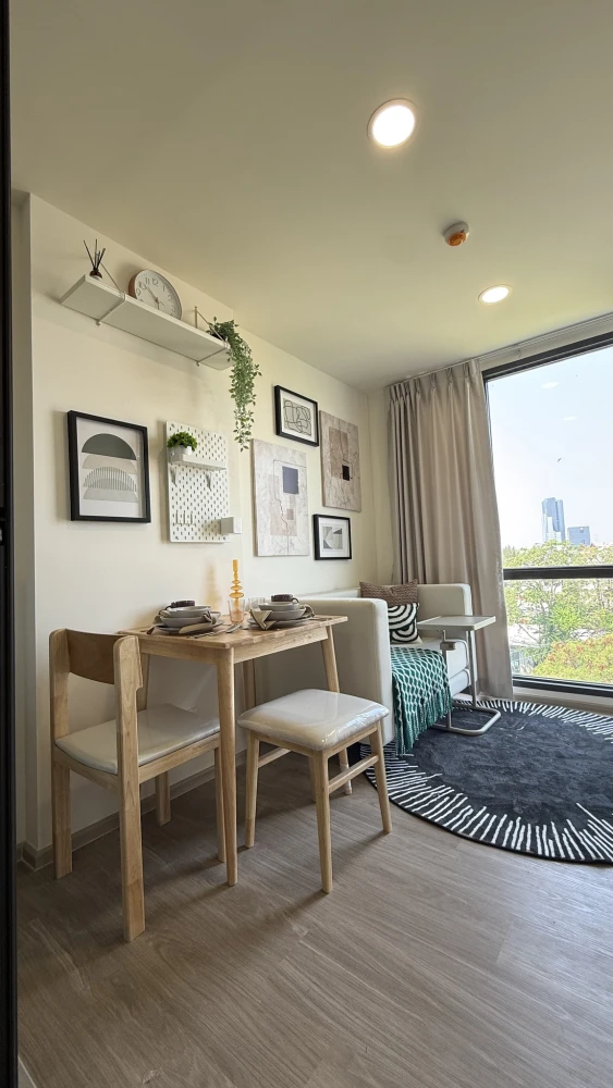 ให้เช่า Beat Sukhumvit ห้องสะอาด อบอุ่น ตกแต่งสไตล์โมเดิร์นอบอุ่น เฟอร์นิเจอร์ครบ พร้อมเข้าอยู่ได้ทันที