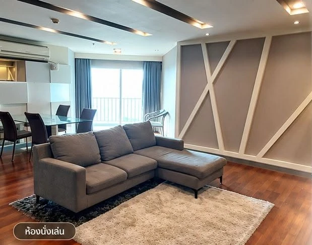 ให้เช่า Belle Grand Rama 9 ห้องใหญ่ 3 ห้องนอน 2 ห้องน้ำ พร้อมเฟอร์นิเจอร์ เหมาะสำหรับครอบครัว หรือผู้ที่ต้องการห้องขนาดใหญ่ในทำเลใจกลางเมือง