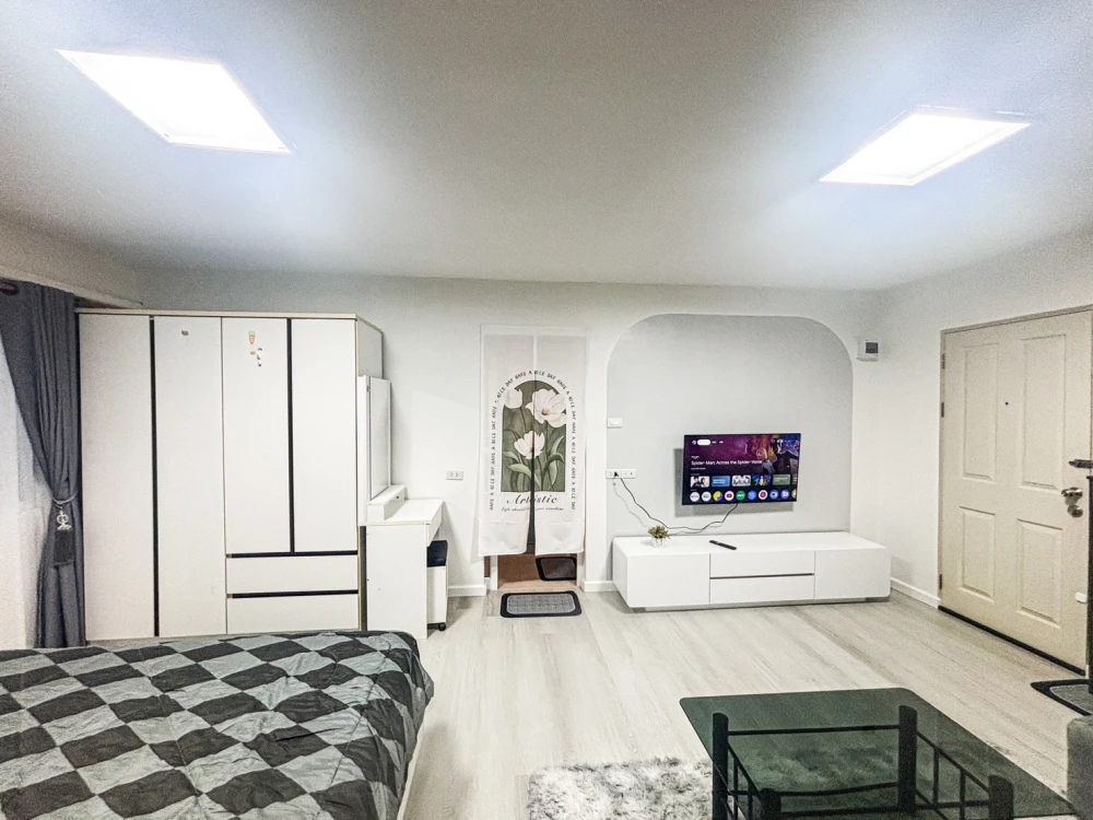 ให้เช่า Beston Condo 1 ห้องแต่งสวยคุมโทน มาพร้อมโซฟาตัวใหญ่น่านั่ง จองเลย