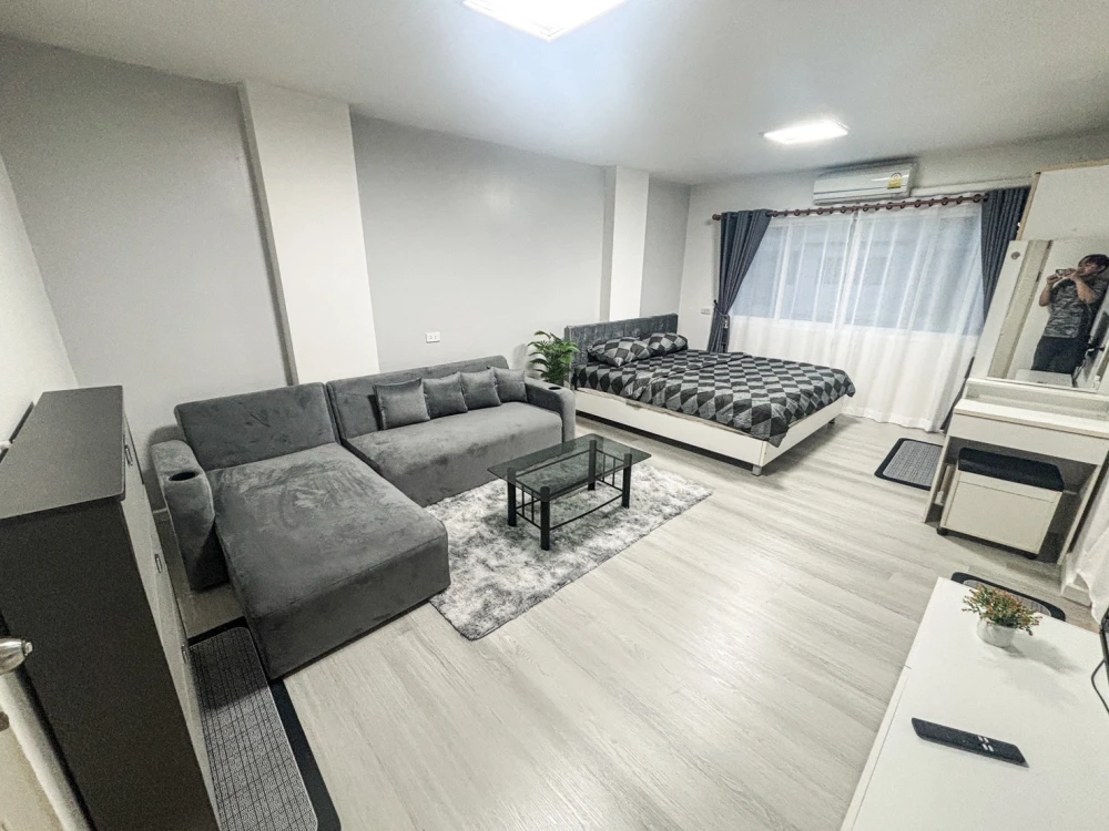 ให้เช่า Beston Condo 1 ห้องแต่งสวยคุมโทน มาพร้อมโซฟาตัวใหญ่น่านั่ง จองเลย