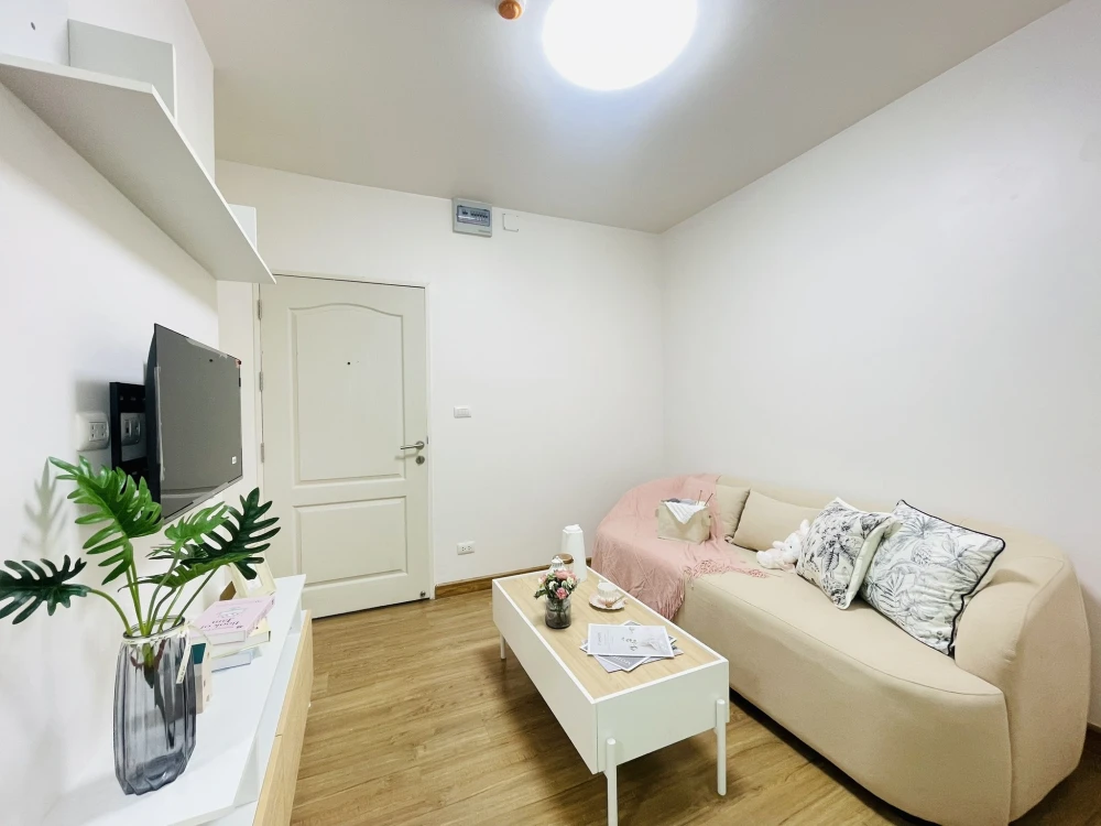 ให้เช่า Bliz Condominium Rama 9 - Hua Mak ห้องแต่งสวยคุมโทน มาพร้อมเฟอร์และสิ่งอำนวยความสะดวกครบครัน จองเลย