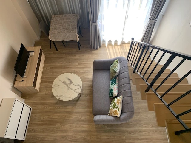 ให้เช่า Blossom Condo @Fashion ห้อง City view ชั้น 11 แต่งครบ พร้อมอยู่ จองเลย