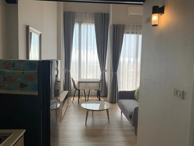 ให้เช่า Blossom Condo @Fashion ห้อง City view ชั้น 11 แต่งครบ พร้อมอยู่ จองเลย