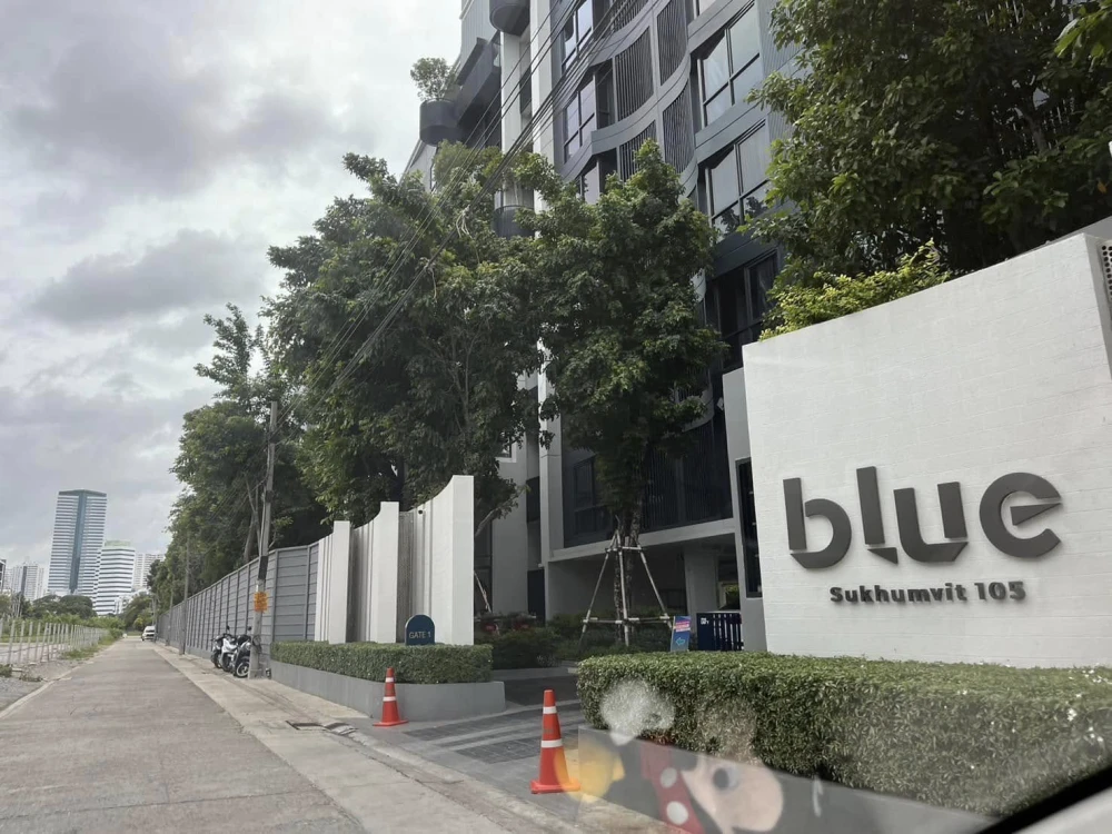 ให้เช่า  BLUE SUKHUMVIT 105  ห้องพร้อมอยู่ ราคาดี หิ้วกระเป๋ามาได้เลย+++