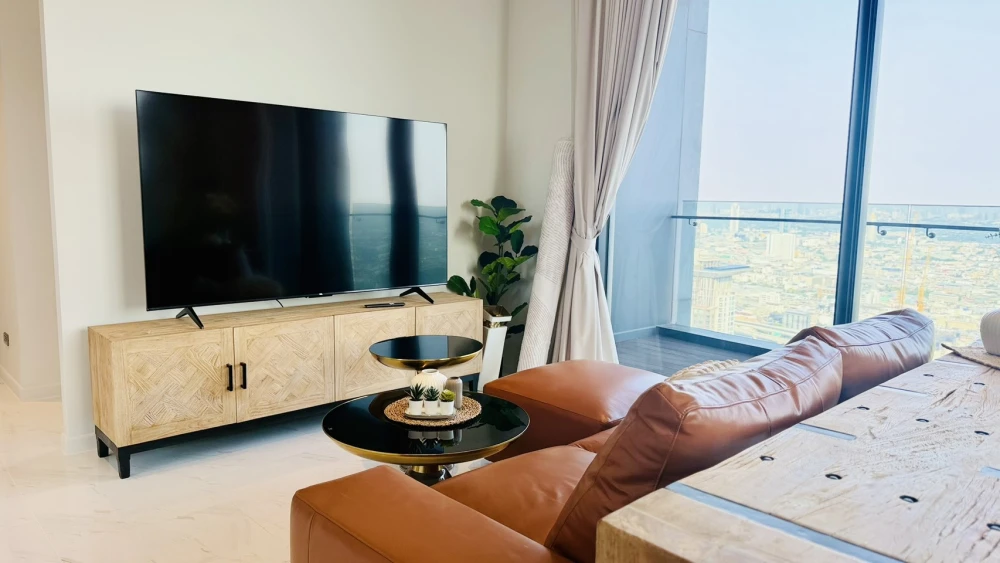 ให้เช่า Canapaya Residences 2 ห้องนอน พื้นที่ใช้สอยเยอะ ตกแต่งสไตล์มินิมอล เฟอร์ครบครัน จองเลย