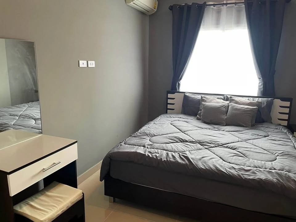 ให้เช่า CC Condominium 2 ห้องชั้น 2 เฟอร์นิเจอร์และเครื่องใช้ไฟฟ้าครบครัน ไม่จองไหวหรอ