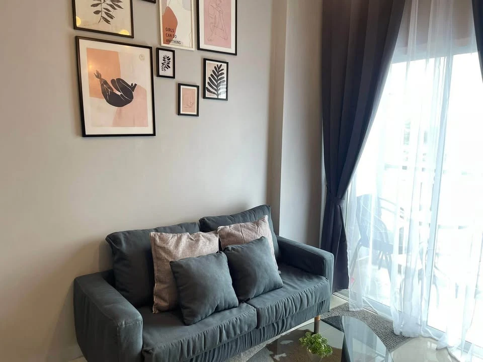 ให้เช่า CC Condominium 2 ห้องชั้น 2 เฟอร์นิเจอร์และเครื่องใช้ไฟฟ้าครบครัน ไม่จองไหวหรอ
