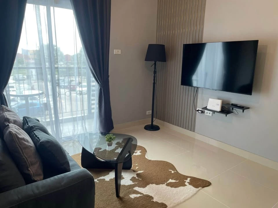 ให้เช่า CC Condominium 2 ห้องชั้น 2 เฟอร์นิเจอร์และเครื่องใช้ไฟฟ้าครบครัน ไม่จองไหวหรอ