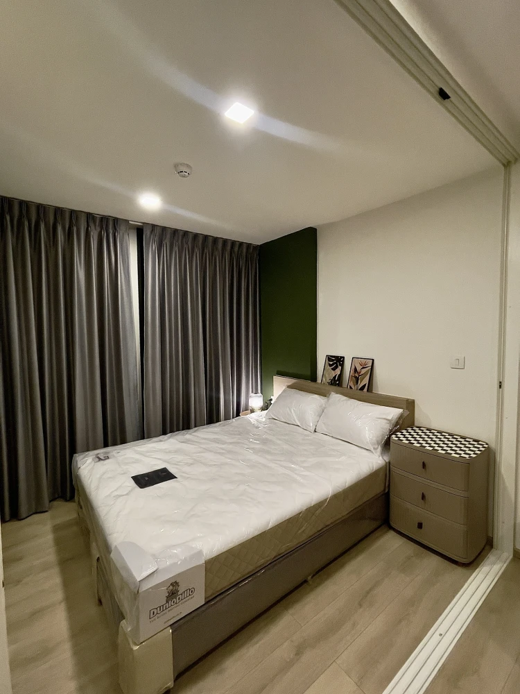 ให้เช่า Chambers On-nut Station ห้องชั้น 5 เฟอร์นิเจอร์ครบครัน วิวสวนสวย ไม่บล็อค ช้าหมดอดนะ