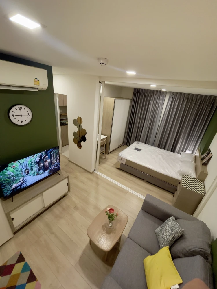 ให้เช่า Chambers On-nut Station ห้องชั้น 5 เฟอร์นิเจอร์ครบครัน วิวสวนสวย ไม่บล็อค ช้าหมดอดนะ