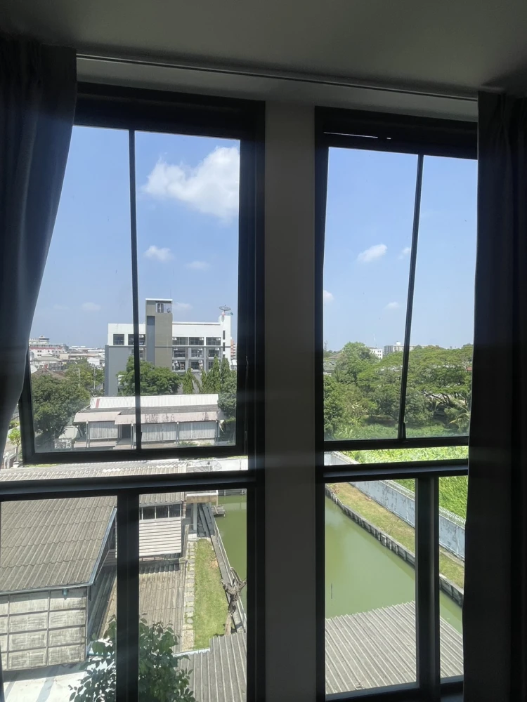 ให้เช่า Chambers On-nut Station ห้องชั้น 5 เฟอร์นิเจอร์ครบครัน วิวสวนสวย ไม่บล็อค ช้าหมดอดนะ