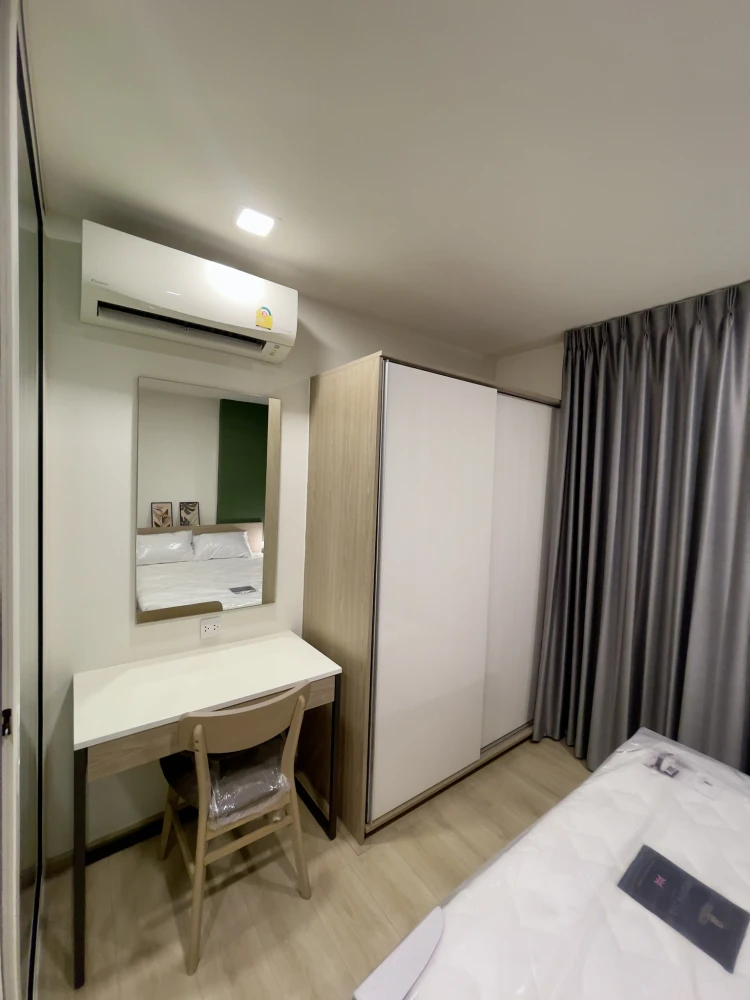 ให้เช่า Chambers On-nut Station ห้องชั้น 5 เฟอร์นิเจอร์ครบครัน วิวสวนสวย ไม่บล็อค ช้าหมดอดนะ