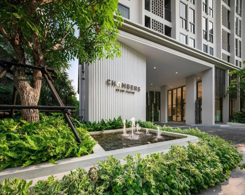 ให้เช่า Chambers On-nut Station ห้องพร้อมอยู่ เฟอร์พร้อม ชั้นไม่สูงรีบจองเลย