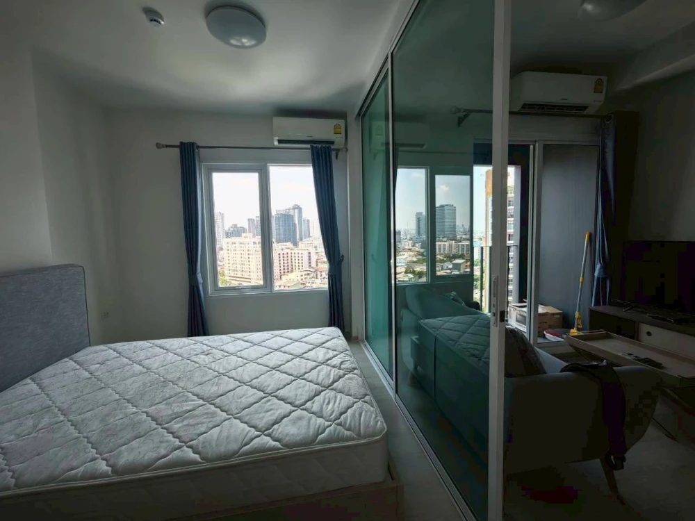 ให้เช่า Chapter One Eco Ratchada-Huai Khwang  ห้องชั้นสูงน่าอยู่ เฟอร์พร้อม จองเลย