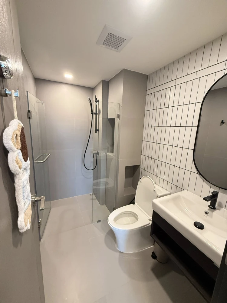 ให้เช่า Chapter One More Kaset หันทิศเหนือ ห้องวิวไม่บล็อค เฟอร์ ใช้ของดีทั้งห้อง ห้ามพลาด