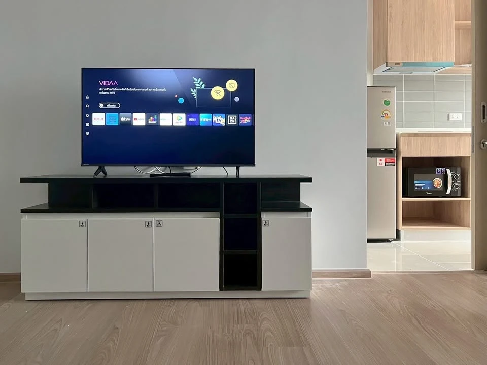 ให้เช่า Chewathai Pinklao 1 ห้องนอน 1 ห้องน้ำ ตกแต่งคุมโทน มาพร้อมเฟอร์ครบครัน จองด่วน