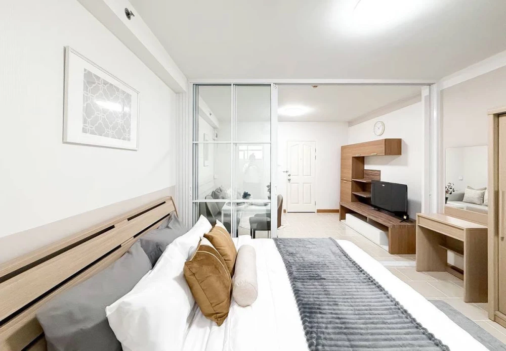 ให้เช่า City Home Rattanathibet ห้องแต่งสวยสไตล์มินิมอล สิ่งอำนวยความสะดวกครบครัน รีบจองเลยจ้า