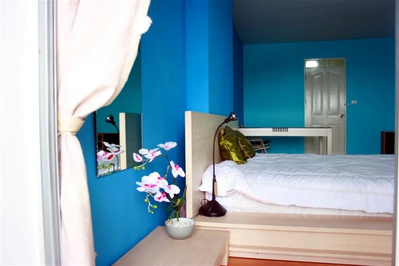 ให้เช่า City Home Sukhumvit 101 ชั้น 15 วิวโล่ง สวย โล่งหันหน้าไปบางนา ห้องโทนสีฟ้า แบบนี้ต้องจอง