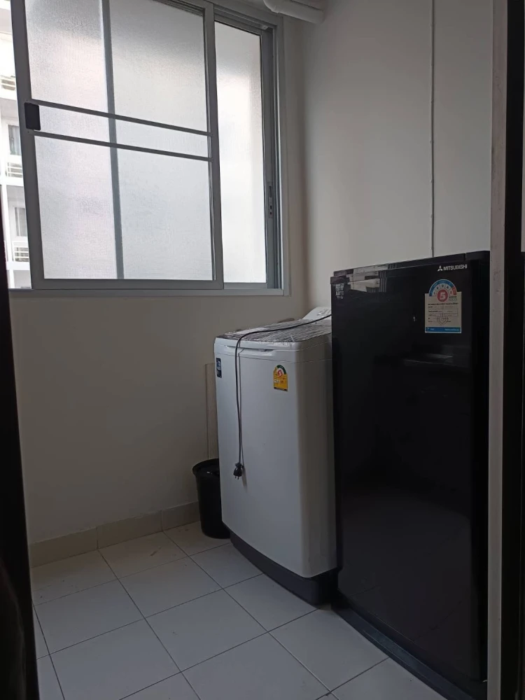 ให้เช่า City Home Sukhumvit 101 ห้องแต่งสวย ชั้น 4 ติดวอลเปเปอร์อย่างดี เฟอร์ครบ ห้ามพลาด