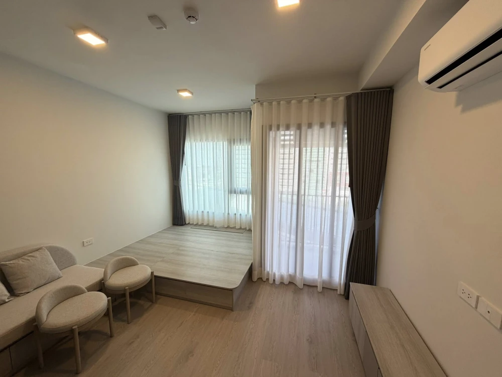 For rent: COBE Kaset Sripatum, 1 bedroom, 1 bathroom. Great location, convenient transportation, and fully furnished. Book now!