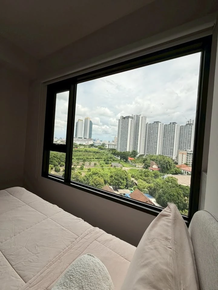 ให้เช่า COBE Ratchada Rama 9 1 ห้องนอน เฟอร์นิเจอร์บิวท์อินอย่างดี สิ่งอำนวยความสะดวกครบครัน จองเลย