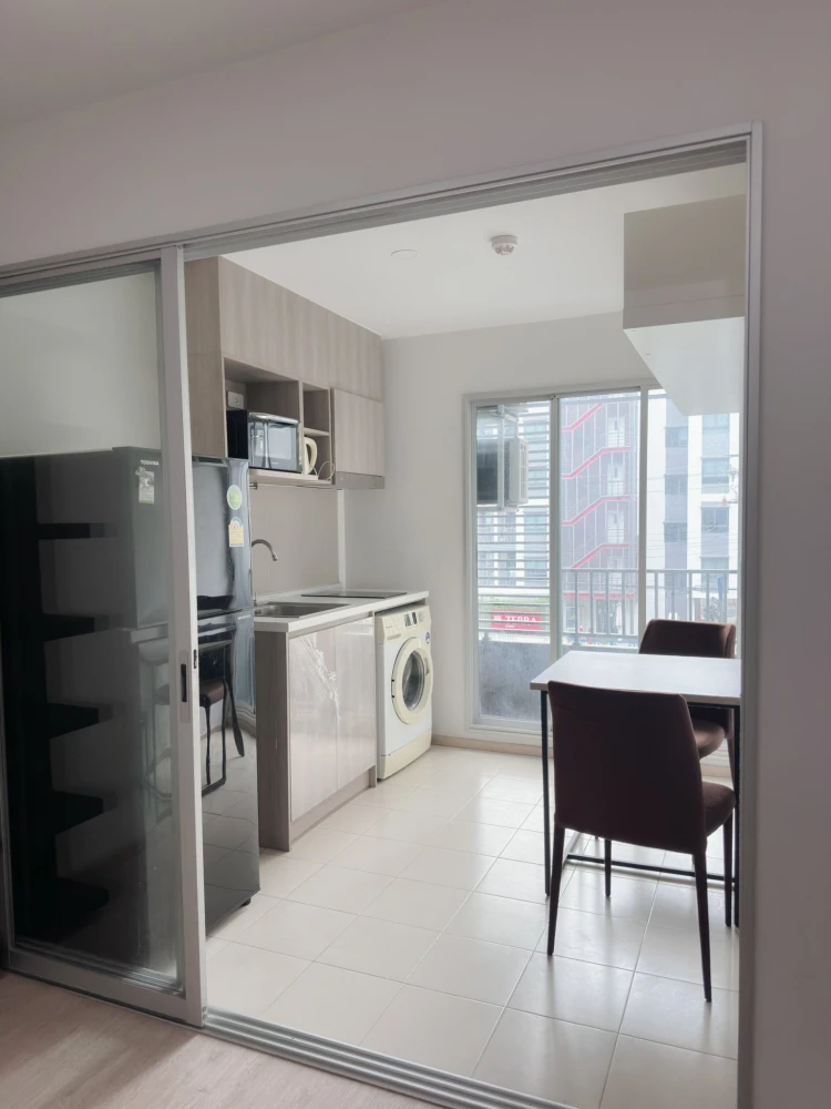 ให้เช่า condo Elio del moss พหลโยธิน 34 ห้องน่าอยู่ เฟอร์ เครื่องใช้ไฟฟ้าครบ ลากกระเป๋าเข้าอยู่ได้เลย