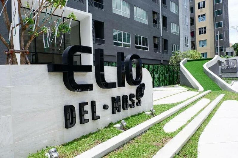 ให้เช่า condo Elio del moss พหลโยธิน 34 ห้องน่าอยู่ เฟอร์ เครื่องใช้ไฟฟ้าครบ ลากกระเป๋าเข้าอยู่ได้เลย