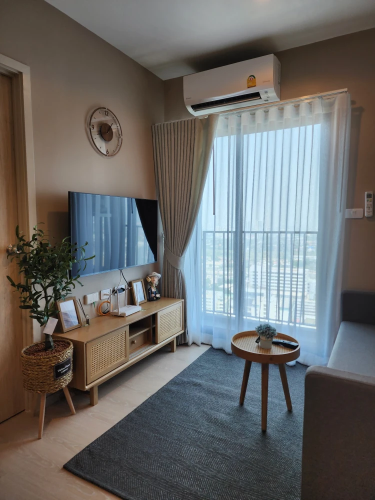 ให้เช่า Condo Nue Noble Srinakarin-Lasalle ห้องชั้นสูงพร้อมเข้าอยู่ เฟอร์พร้อม ห้องกว้างขวาง จองเลย