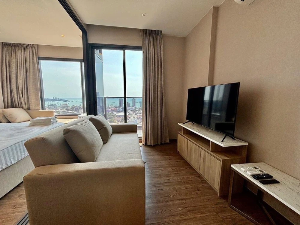 ให้เช่า Condo ONCE PATTAYA ห้องชั้นสูง เฟอร์รพ้อม สิ่งอำนวยความสะดวกครบครัน วิวทะเลย รีบจองเลย