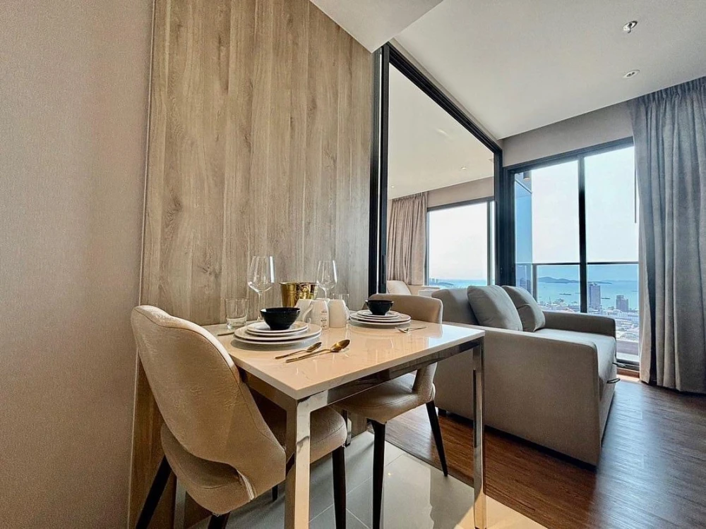 ให้เช่า Condo ONCE PATTAYA ห้องชั้นสูง เฟอร์รพ้อม สิ่งอำนวยความสะดวกครบครัน วิวทะเลย รีบจองเลย
