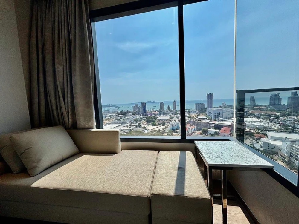 ให้เช่า Condo ONCE PATTAYA ห้องชั้นสูง เฟอร์รพ้อม สิ่งอำนวยความสะดวกครบครัน วิวทะเลย รีบจองเลย