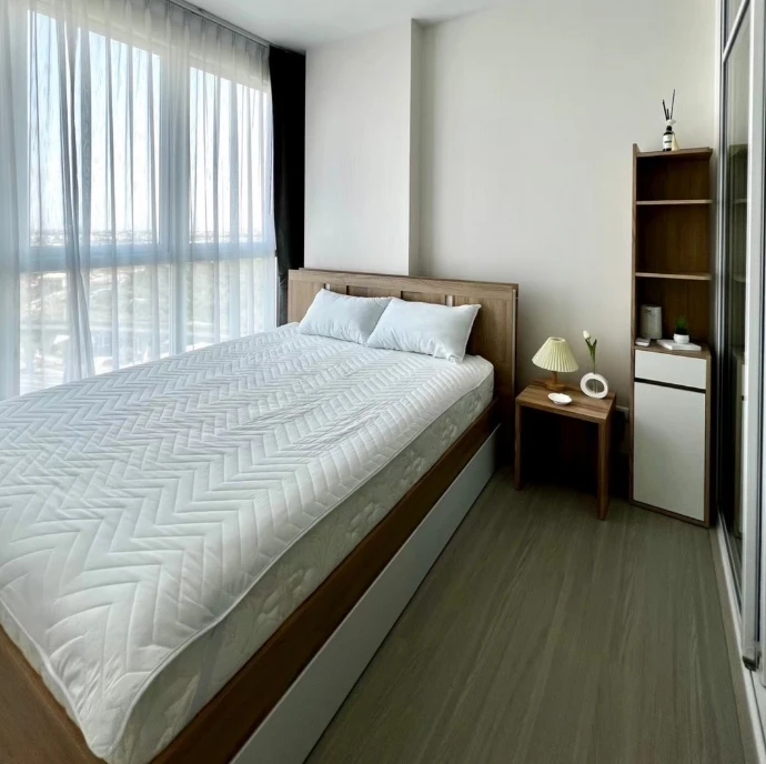 ให้เช่า condo Supalai Loft Sathorn - Ratchapruek  ห้องมินิมอลไตล์เอิร์ธโทนขาว เฟอร์นิเจอร์ครบ พร้อมเข้าอยู่ วิวดี ส่วนกลางดี