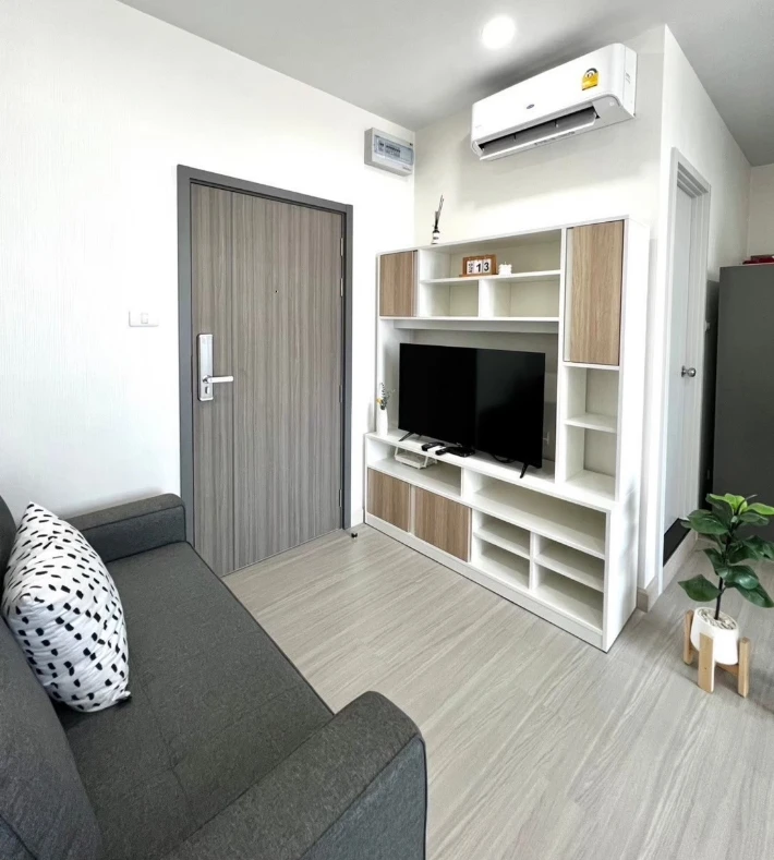 ให้เช่า condo Supalai Loft Sathorn - Ratchapruek  ห้องมินิมอลไตล์เอิร์ธโทนขาว เฟอร์นิเจอร์ครบ พร้อมเข้าอยู่ วิวดี ส่วนกลางดี