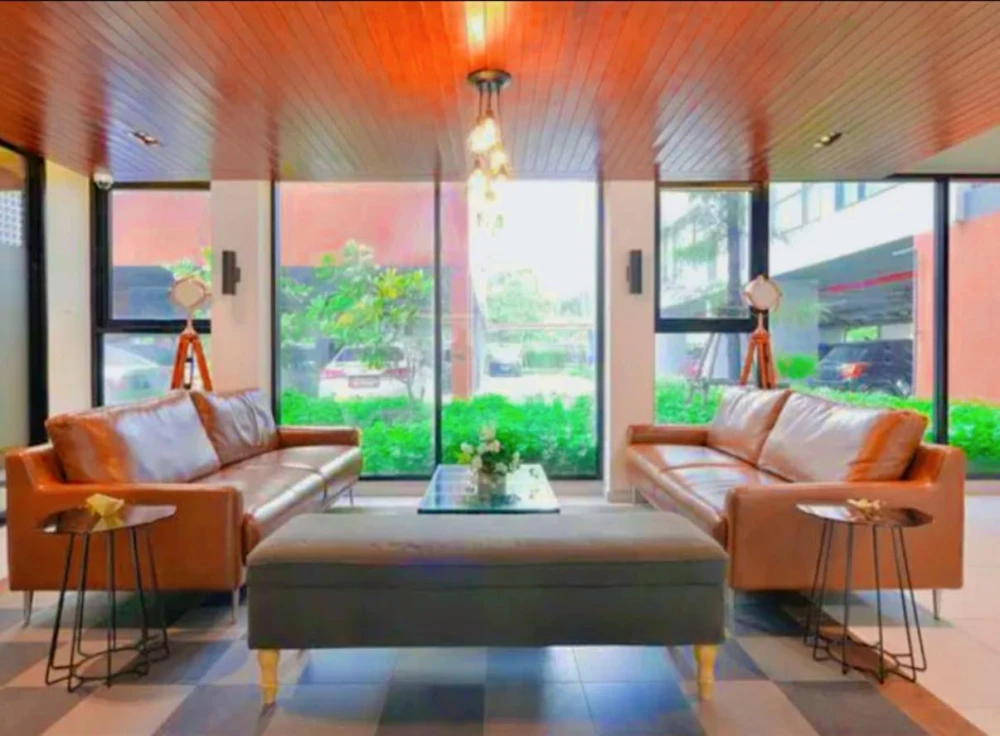 ให้เช่า Condo The Cube Loft Srinakarin-Theparak  1 ห้องนอน 1 ห้องน้ำ ชั้น 5 เฟอร์ครบ พร้อมเครื่องใช้ไฟฟ้า ยกกระเป๋าเข้าอยู่