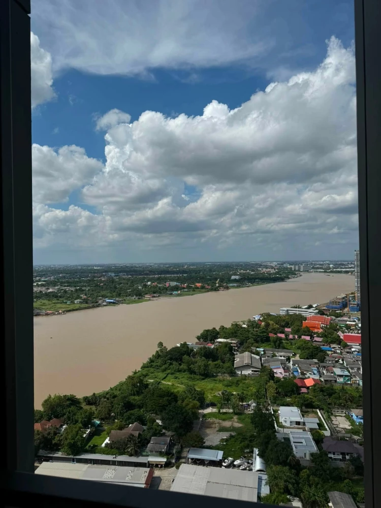 ให้เช่า Condo The Politan Aqua องวิวแม่น้ำเจ้าพระยา อาคาร B  ชั้น 31 ทิศเหนือไม่ร้อน เครื่องอำนวยความสะดวกครบ จองเลย