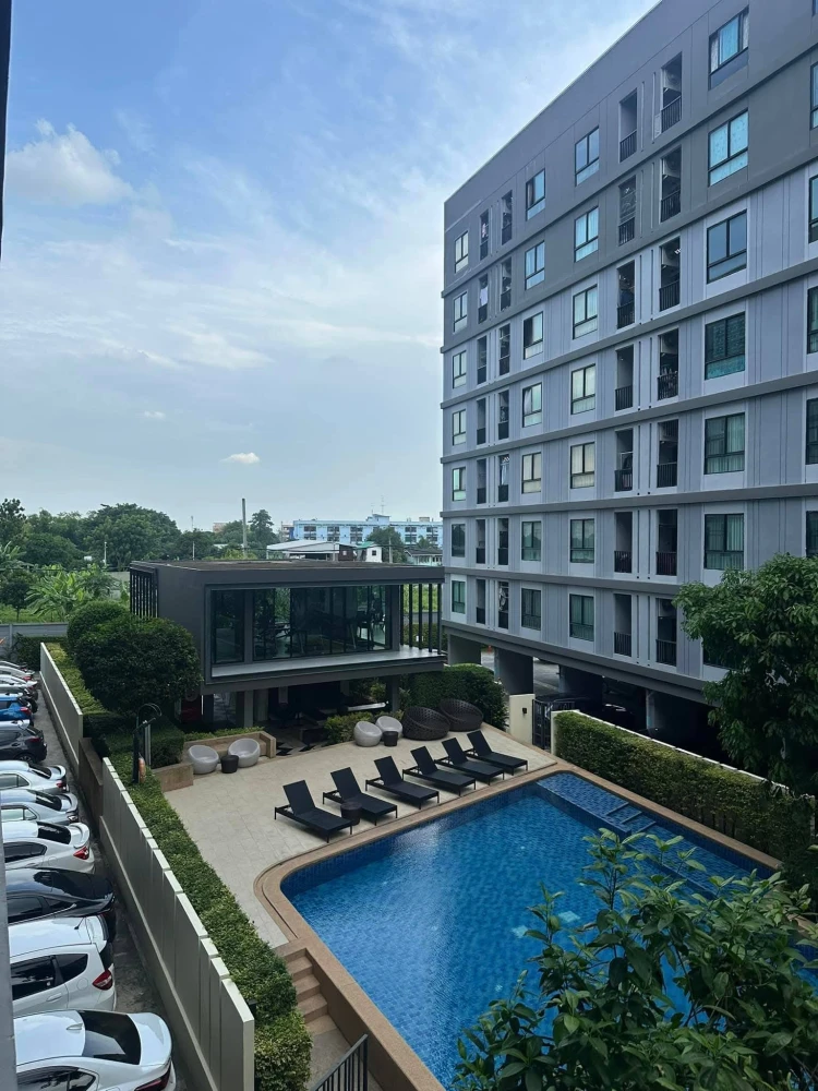 ให้เช่า Condo UNIO Ramkhamhaeng - Serithai ห้องน่าอยู่ เฟอร์พร้อม ราคาสบายกระเป๋า ชั้นไม่สูง จองเลยอย่าพลาด+++